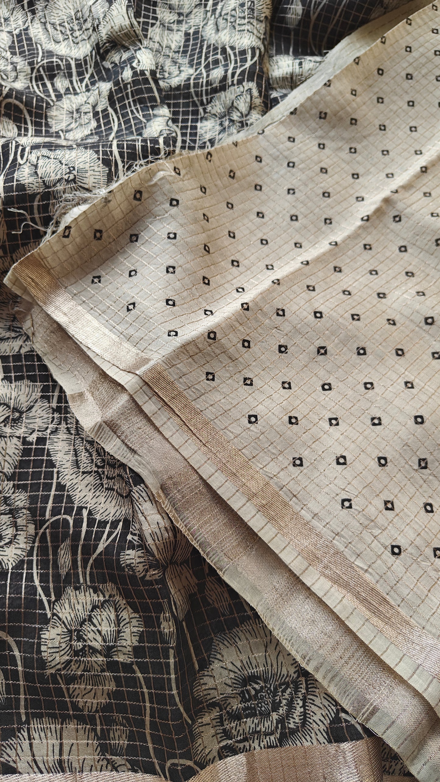 Black Pure Chinnon silk