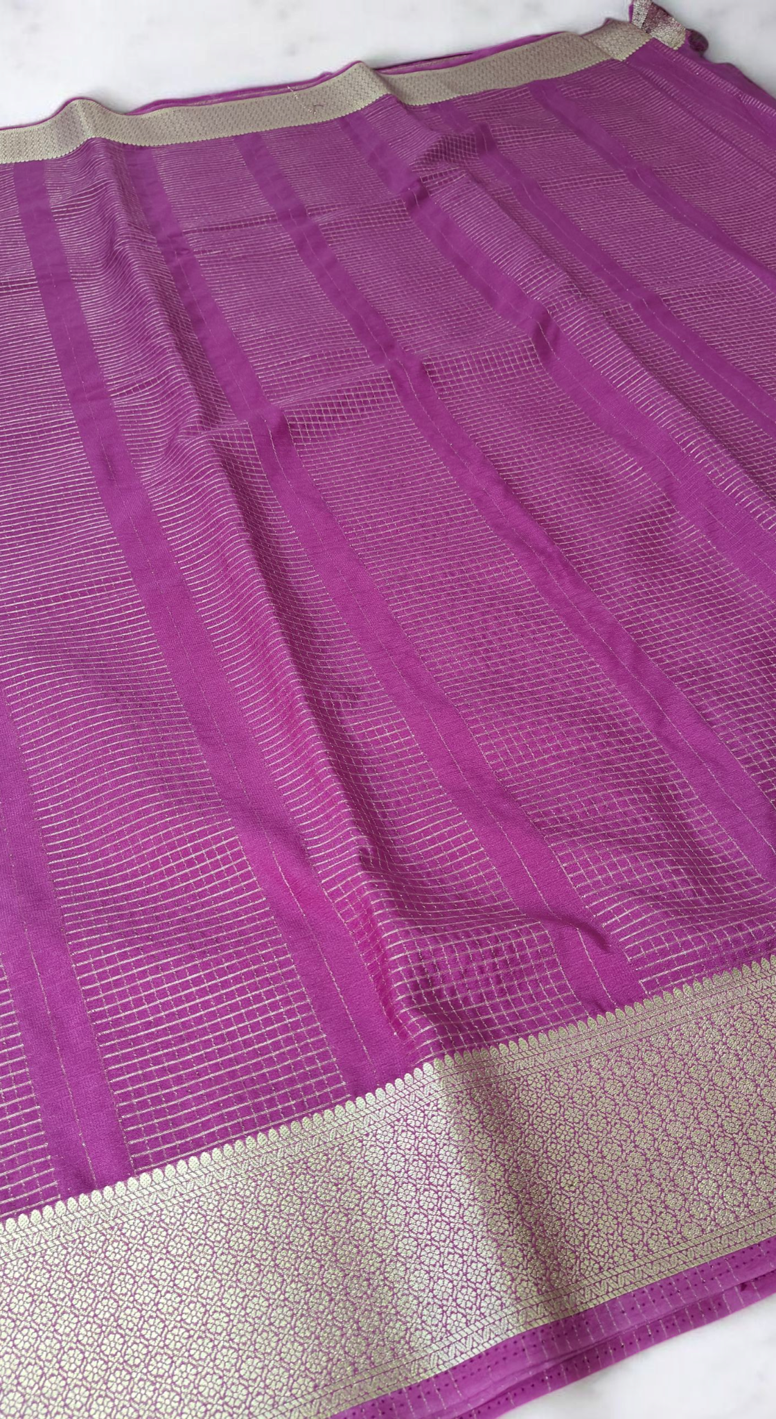 Dark Pink premium crepe silk