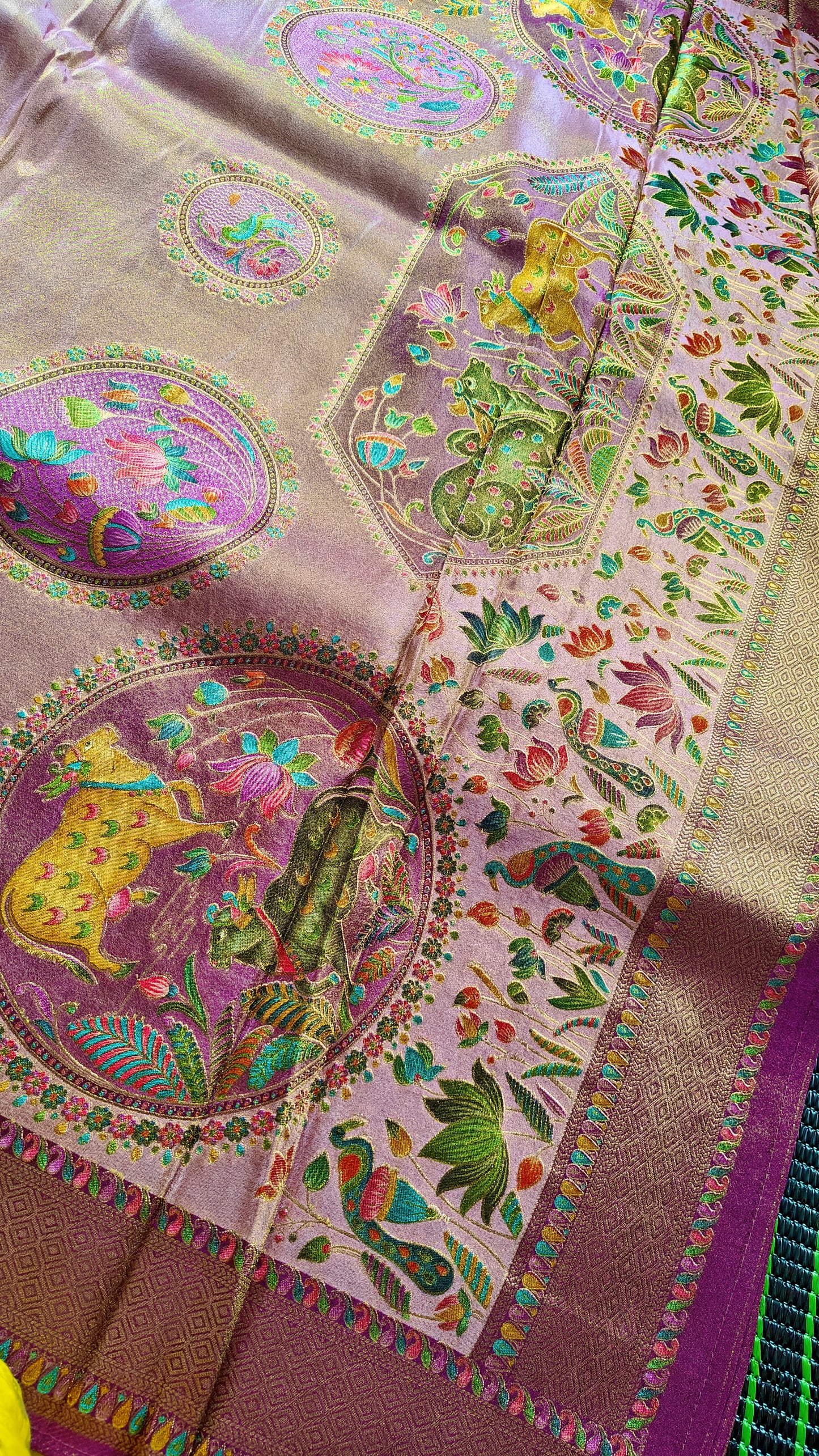 Lilac Pure soft tissue silk