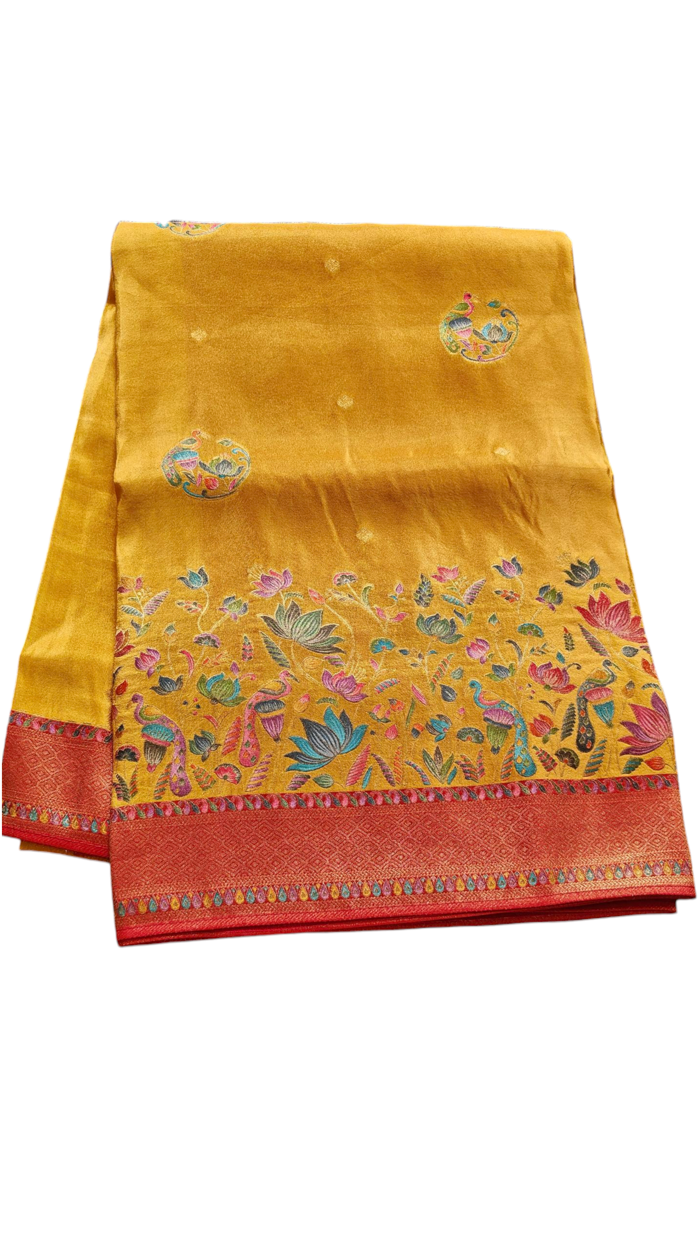 Golden Pure soft tissue silk