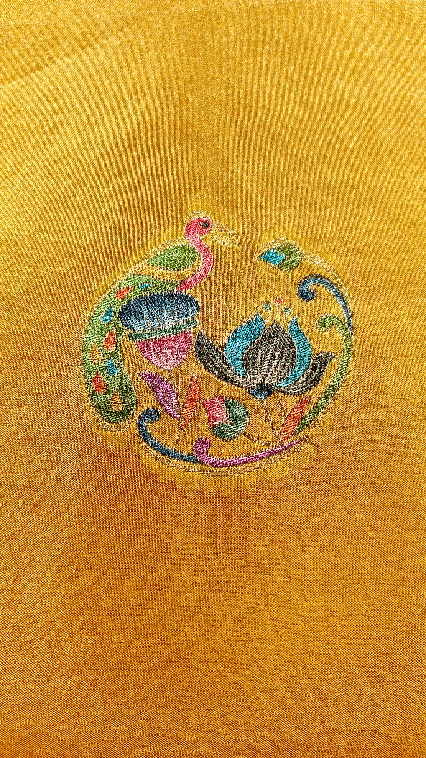 Golden Pure soft tissue silk