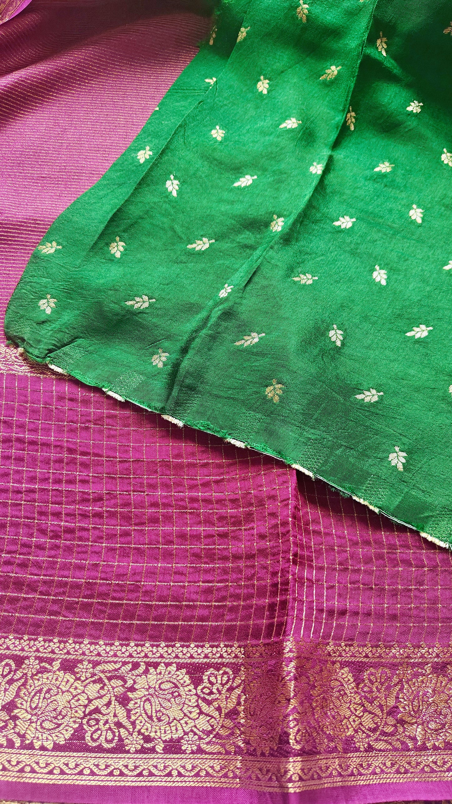 Deep Wine Pure munga silk