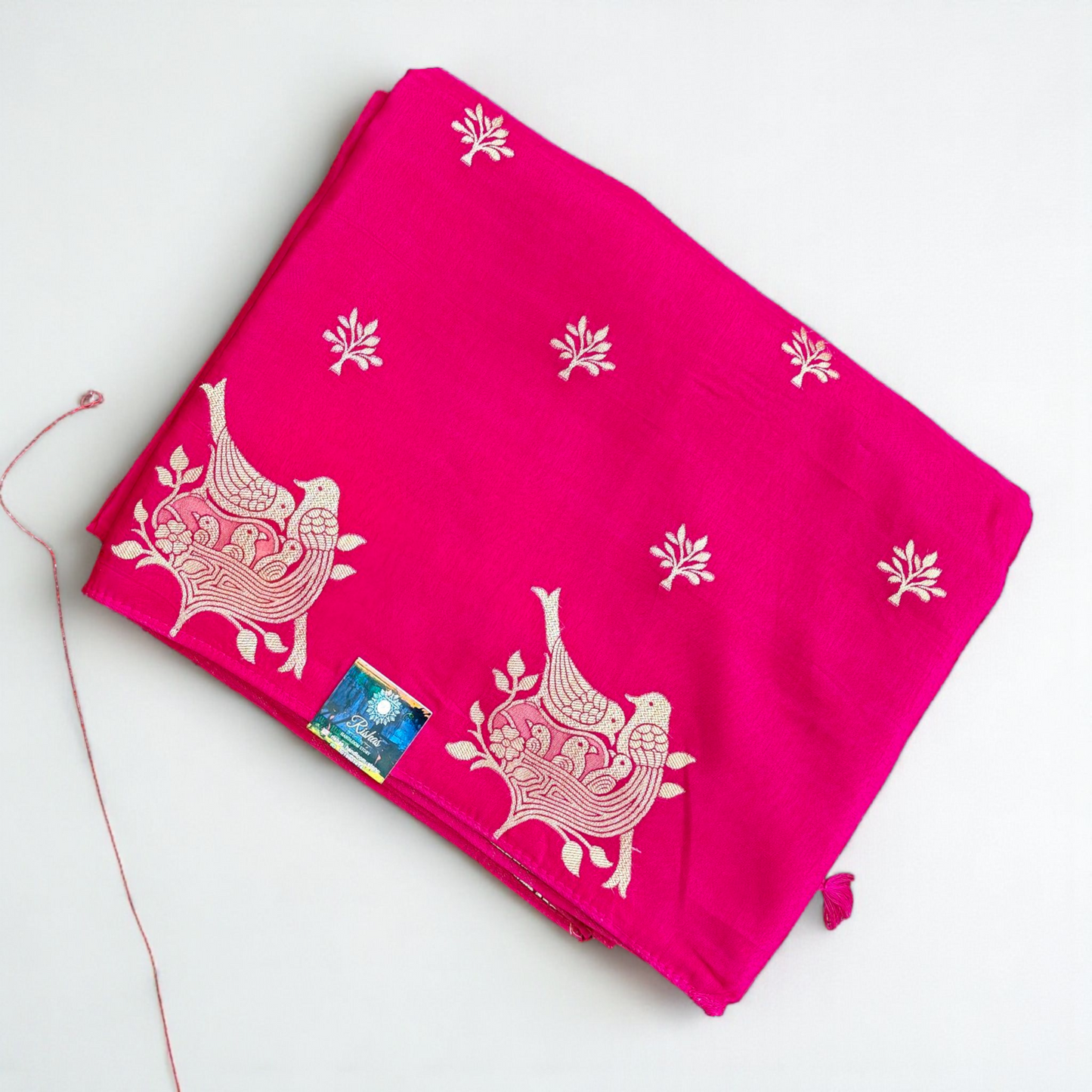 Rani pink premium katan silk