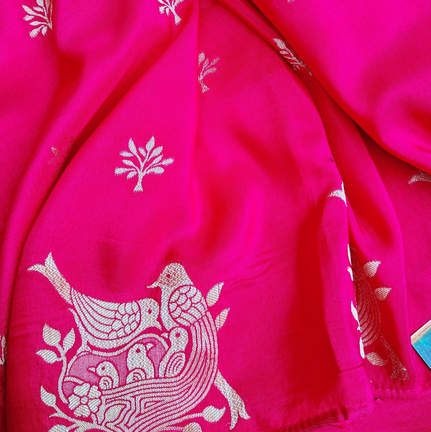 Rani pink premium katan silk